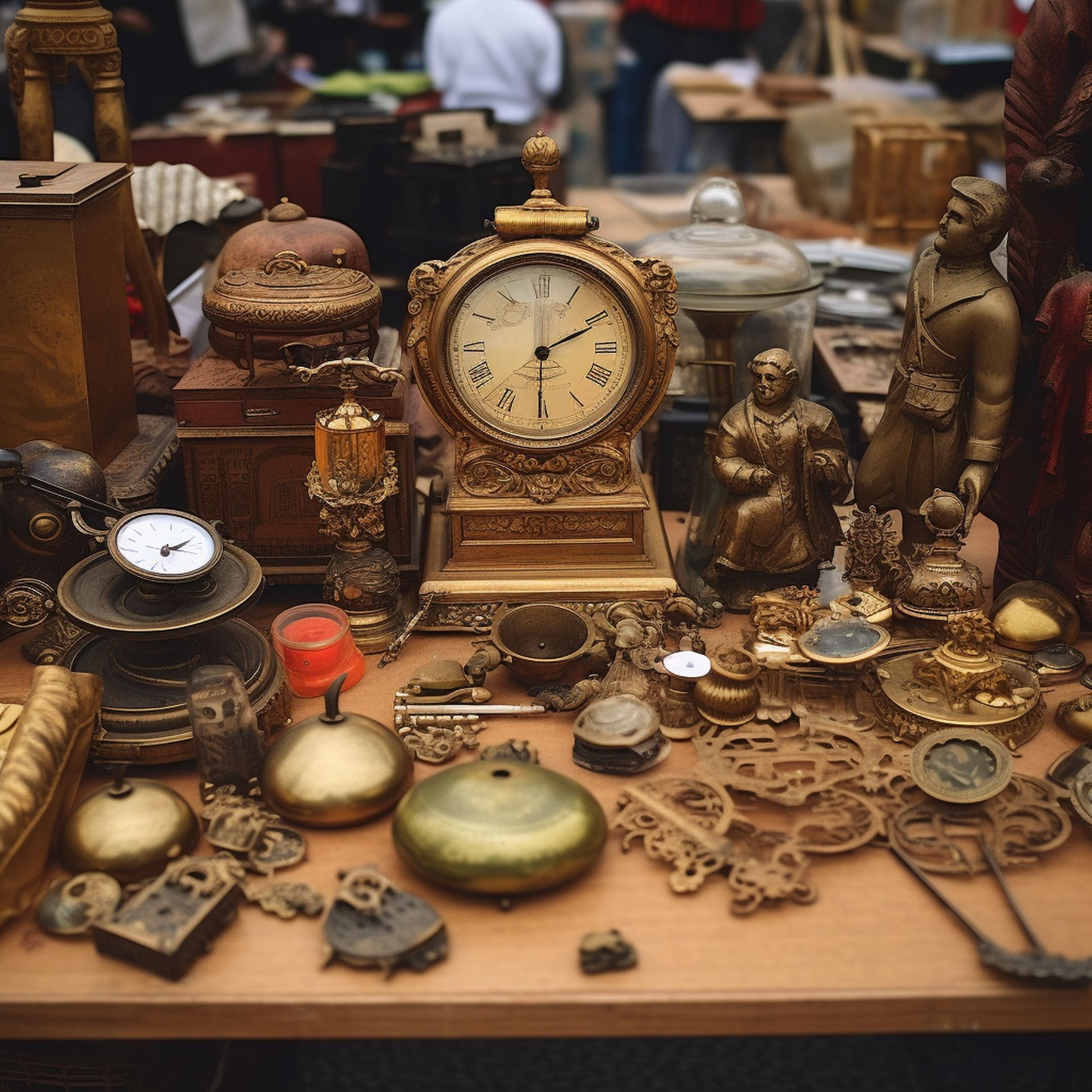 Antique Display at Flea Market