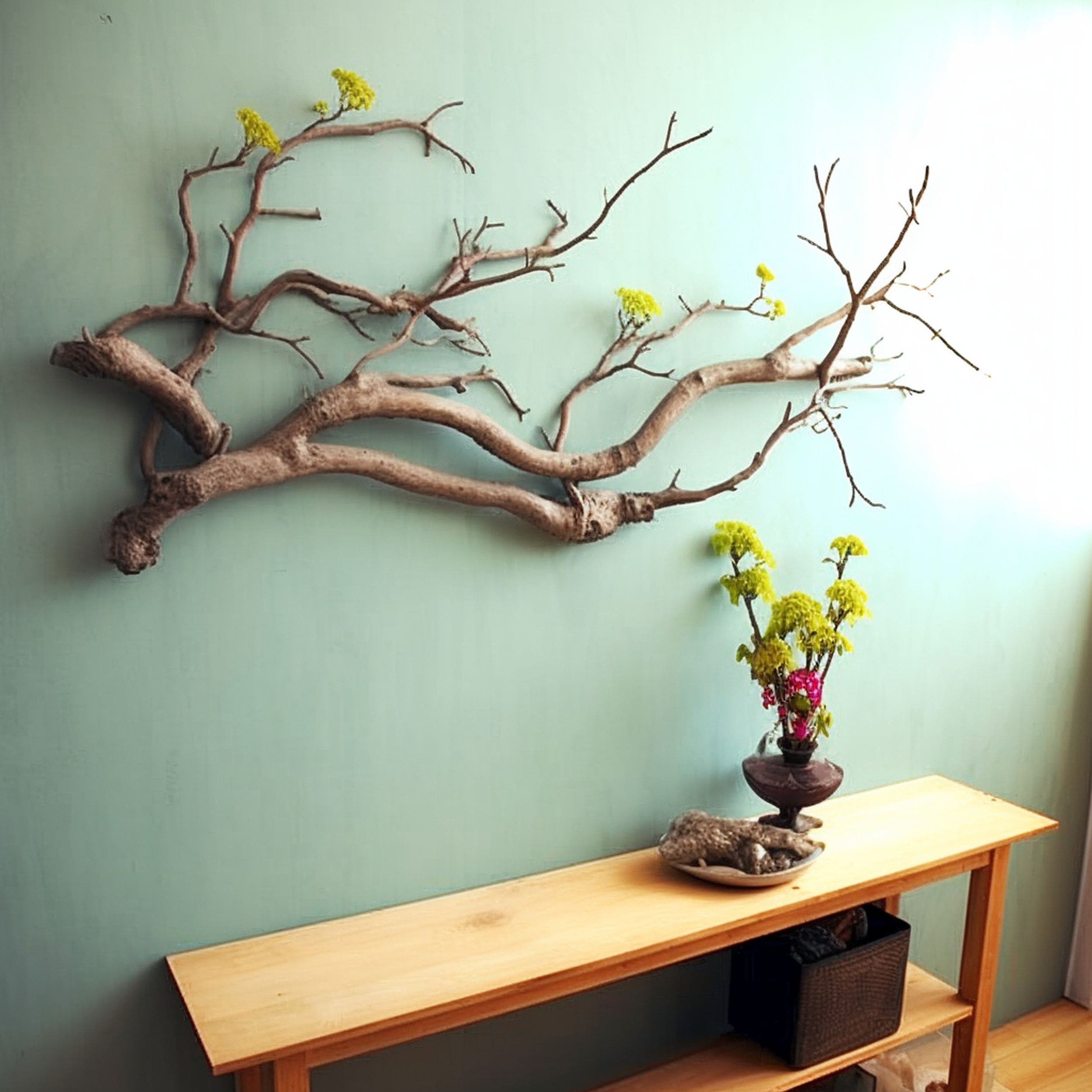 DIY Tree Branch Wall Decoration