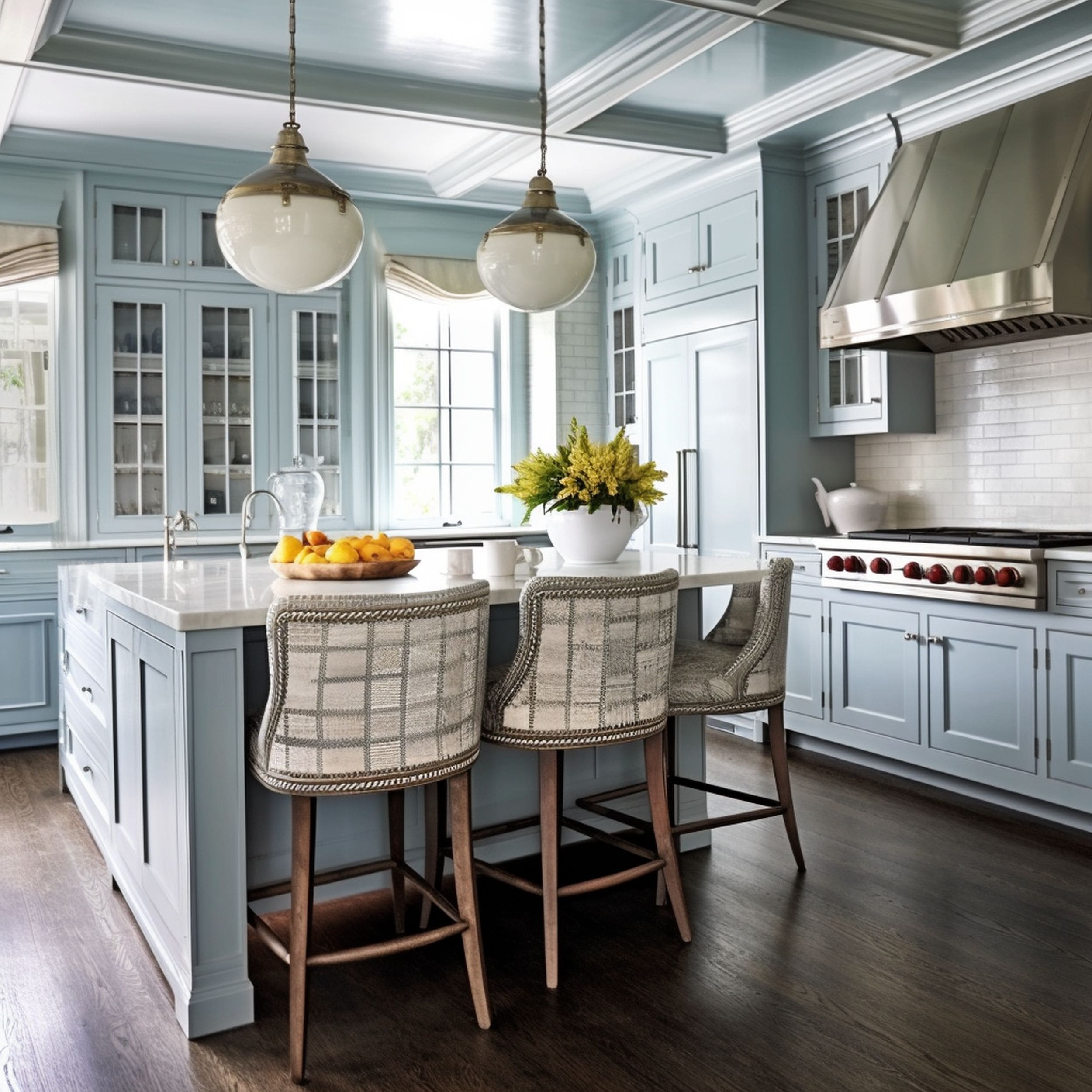 Cerulean Blue Kitchen