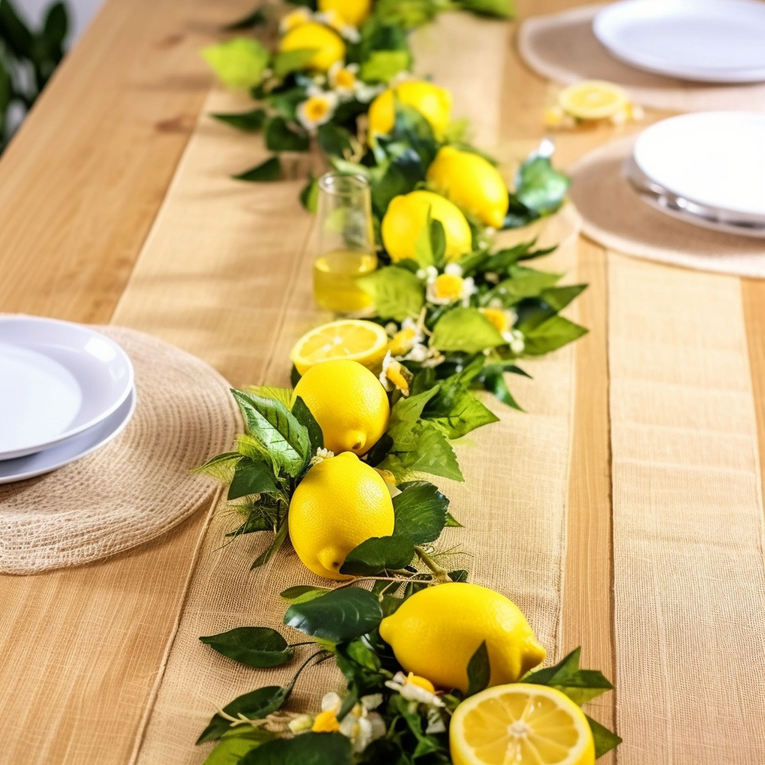  Decorative Garland Featuring Lemons