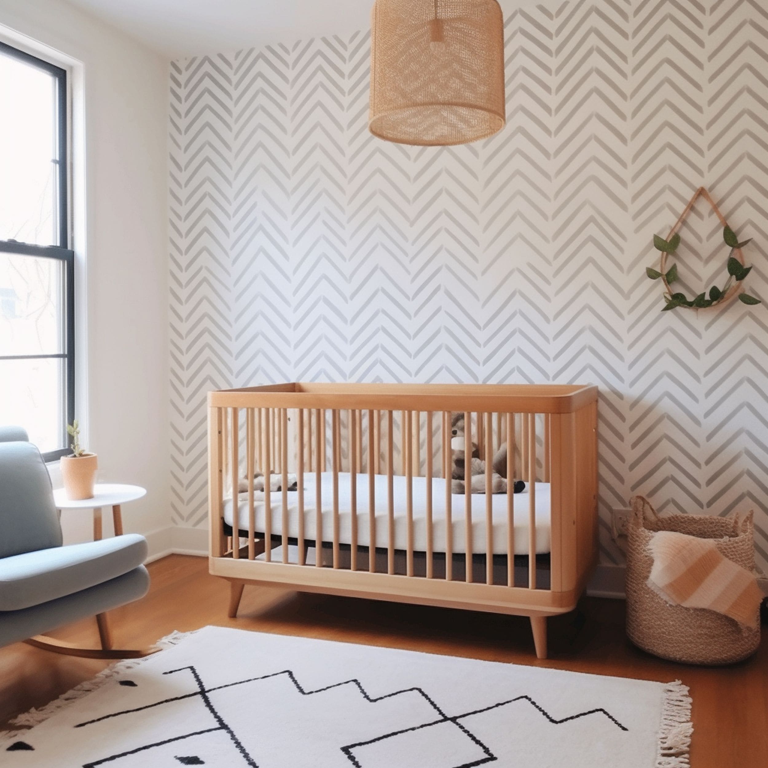 Bohemian Inspired Scandinavian Nursery
