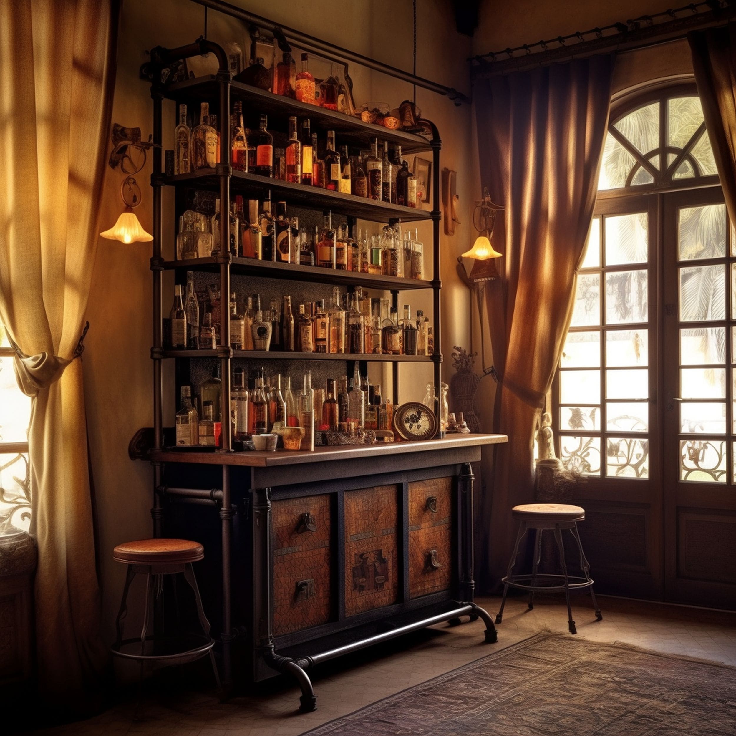 Antique Liquor Bar