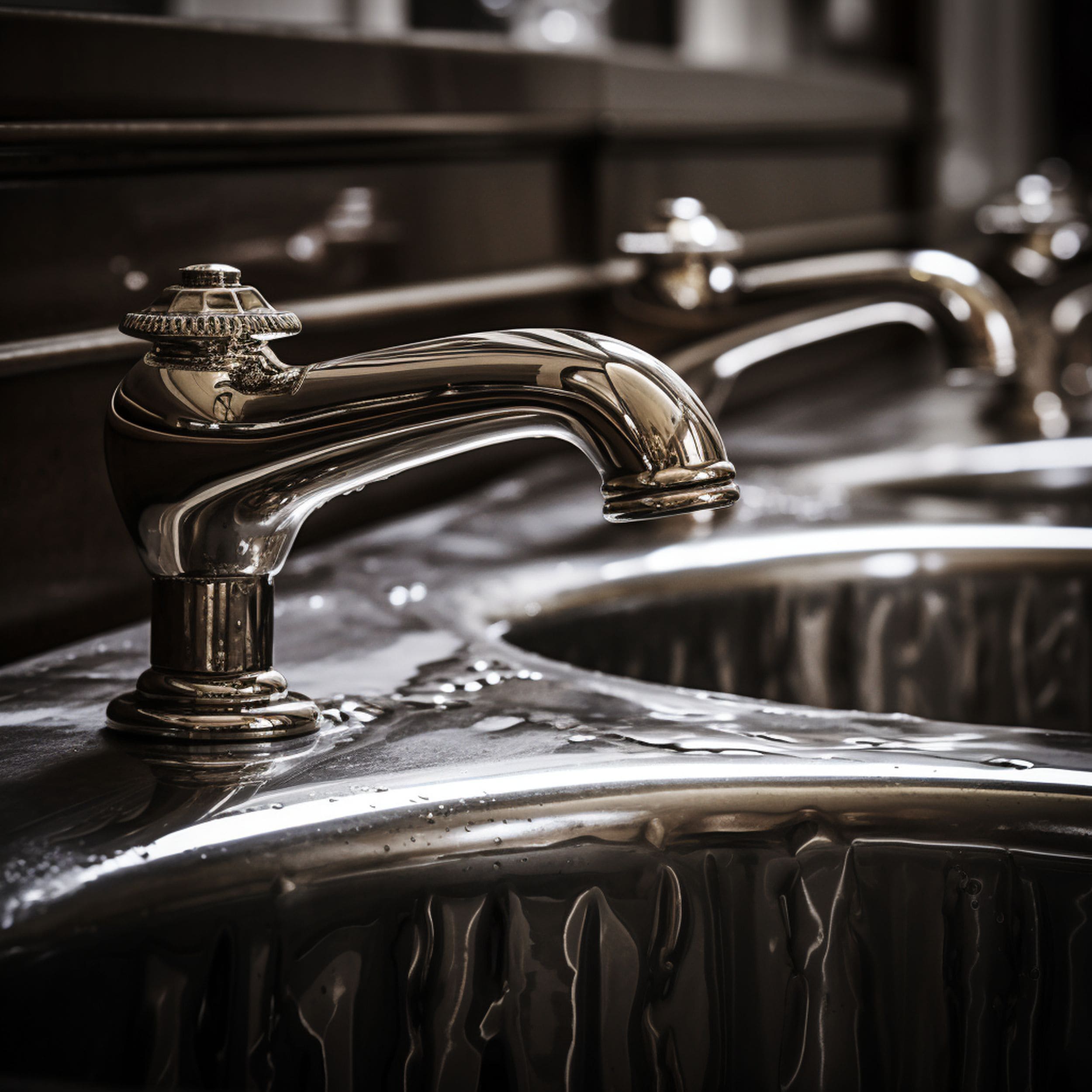 Glossy Bathroom Fixtures