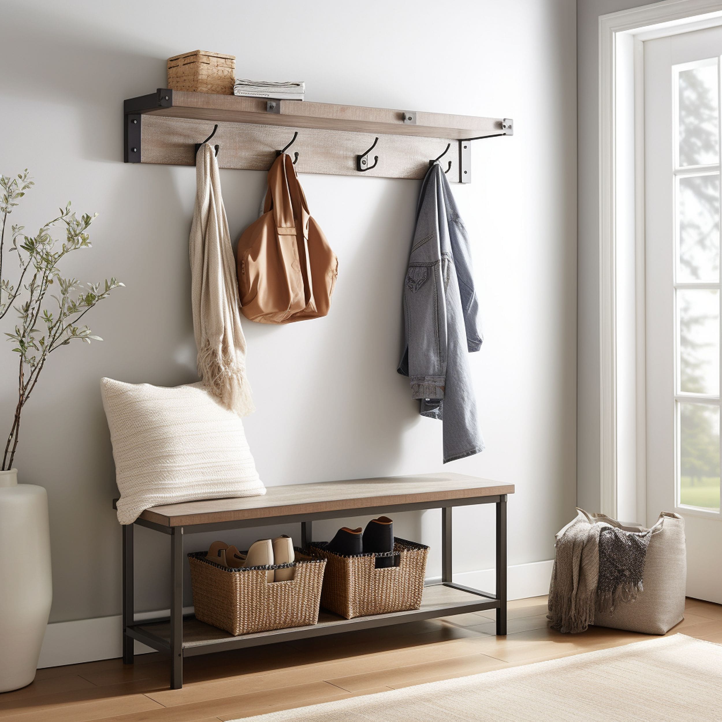 Modern Farmhouse Hall Tree