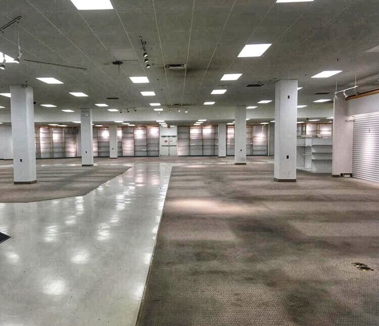 Empty Commercial Space Backroom