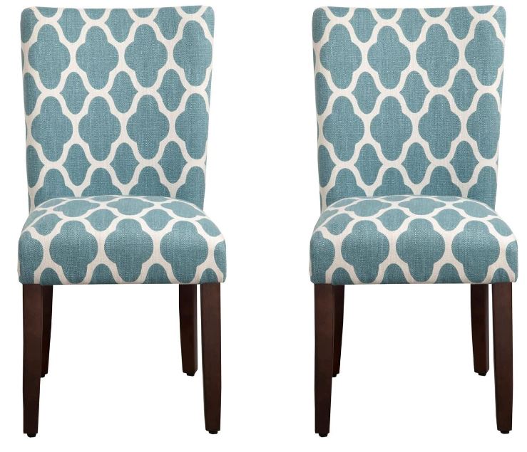 HomePop Parsons Classic Upholstered Accent Chairs