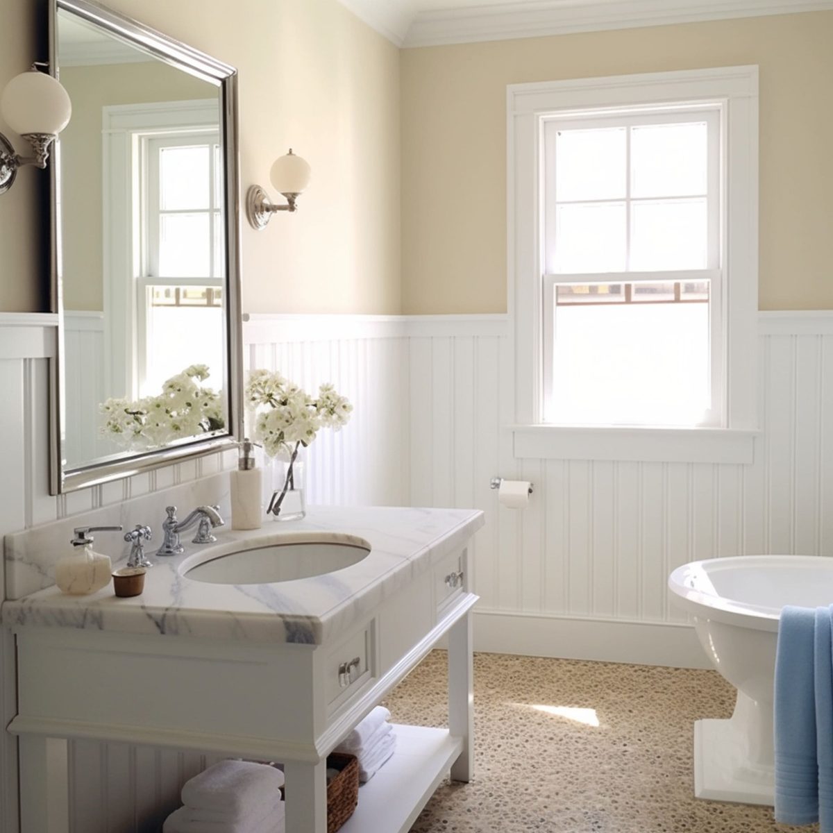 89 Stunning Beadboard Bathrooms to Gawk at