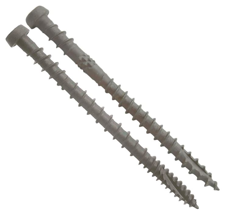 Gray Composite Deck Screws