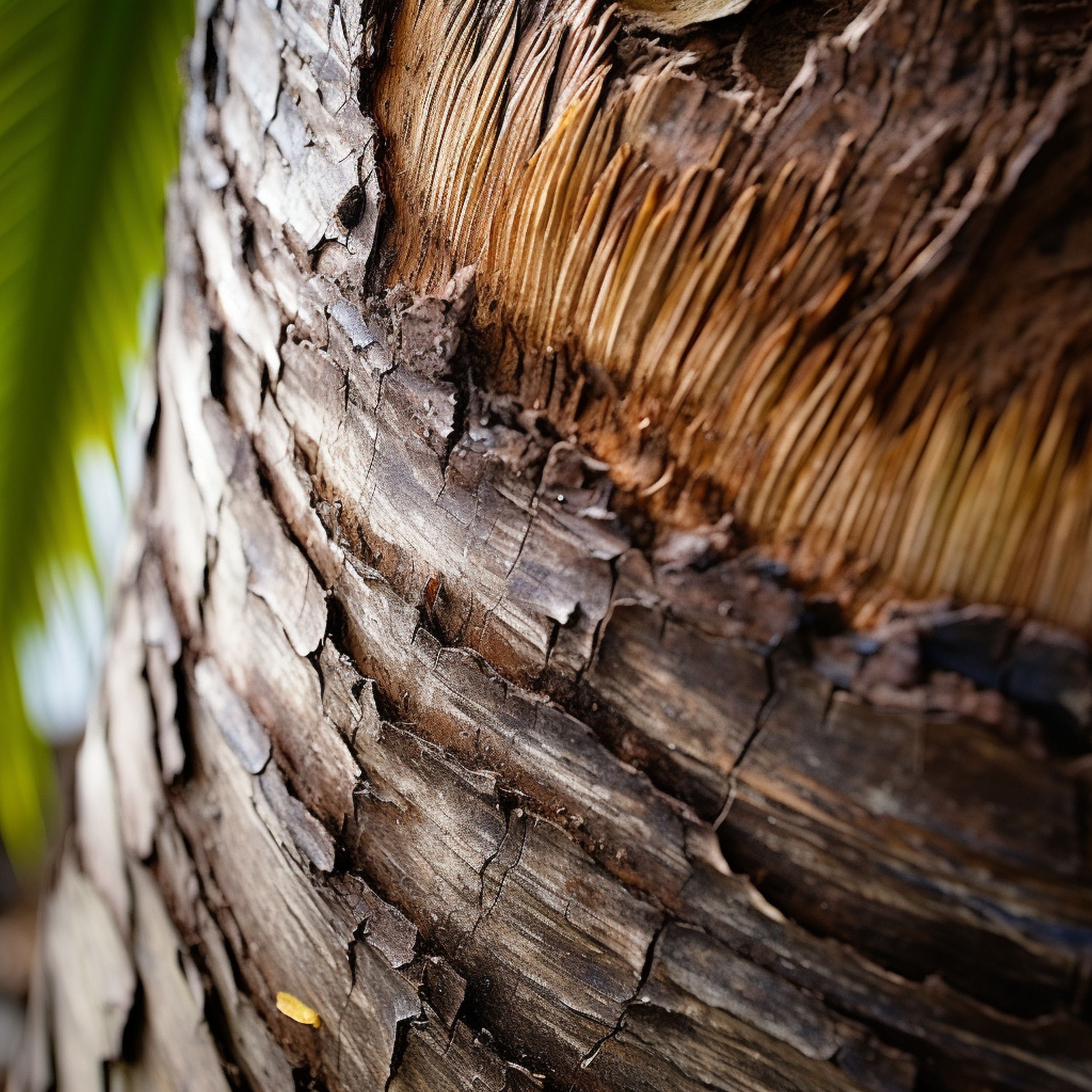 Coconut Tree Branch Texture