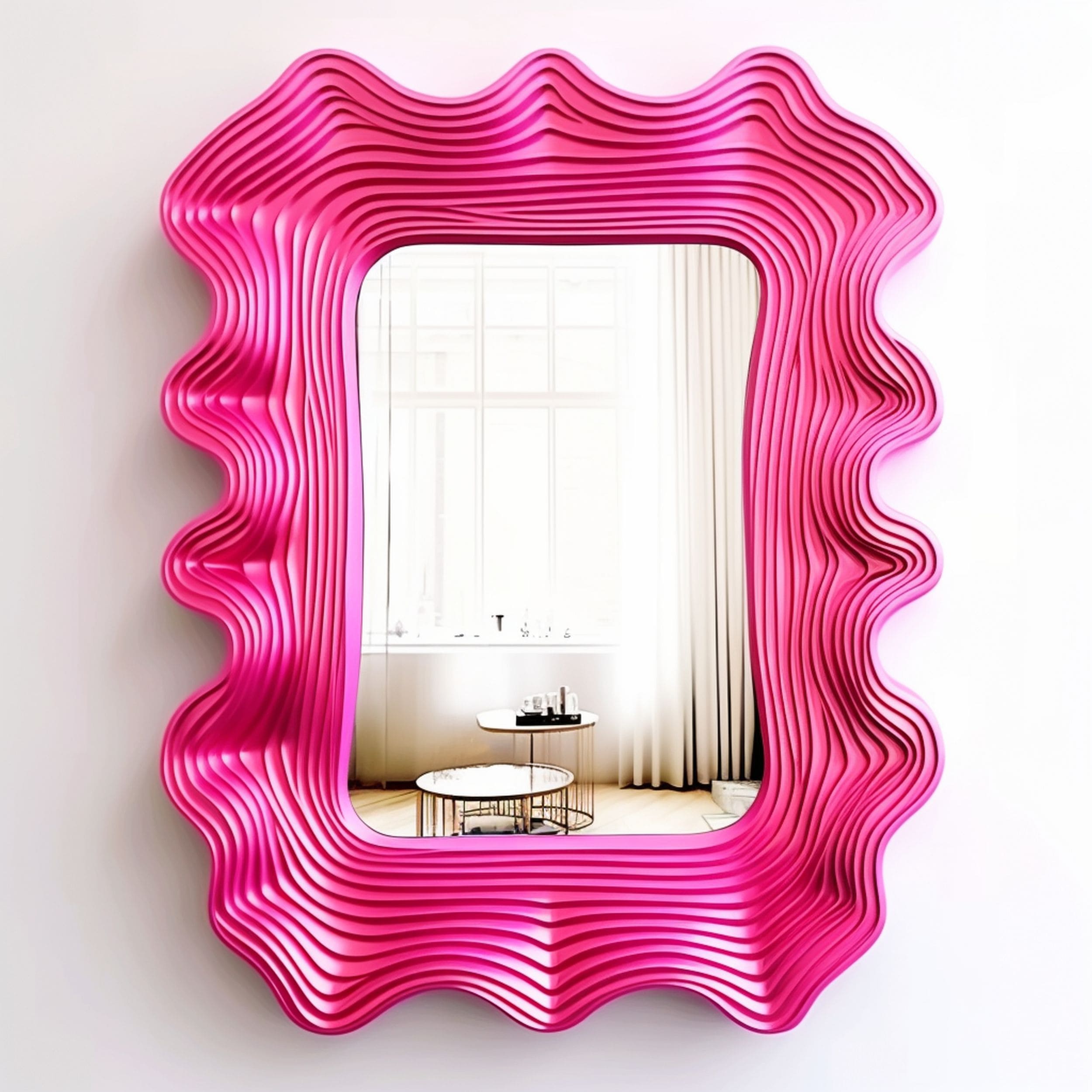 Retro Pink Mirror