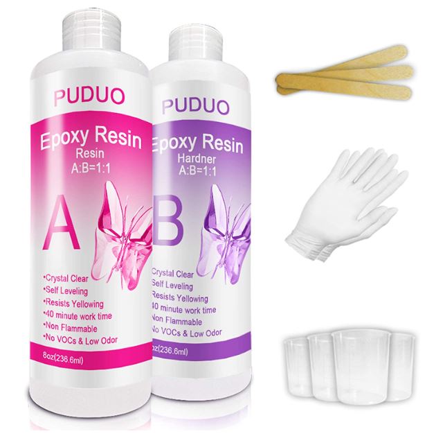 Epoxy Resin Crystal Clear Kit for Art