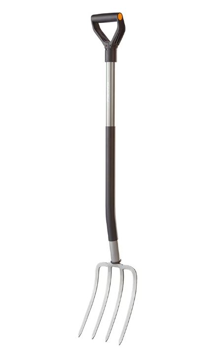 Fiskars Ergo D Handle Steel Garden Fork