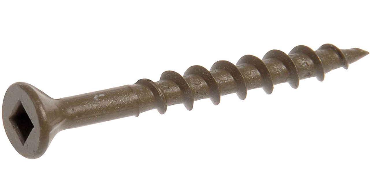 Hillman Brown Square Drive Deck Screws