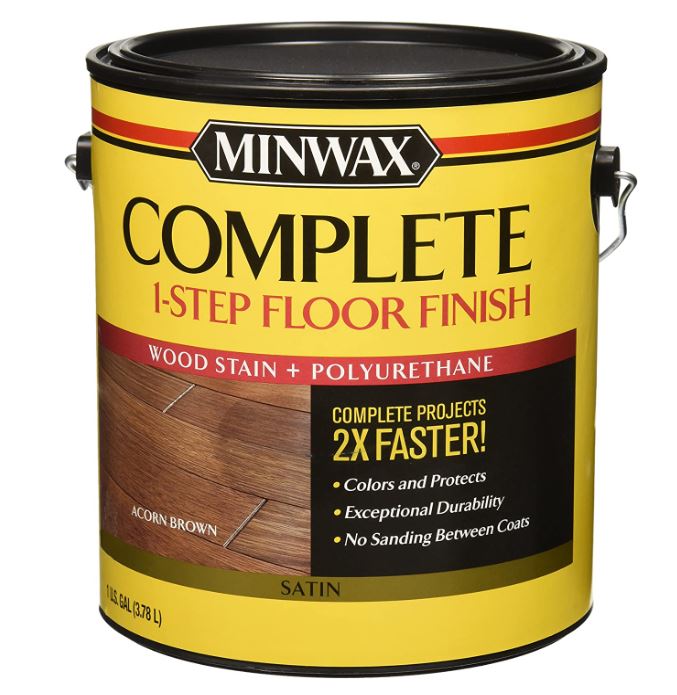 Minwax Series 1G Satin Acorn Brown Complete Floor Finish