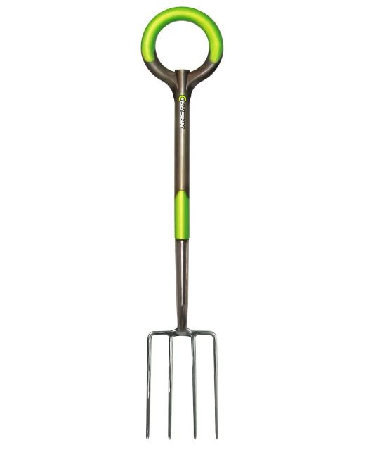 Radius Garden Ergonomic Stainless Steel Digging Fork