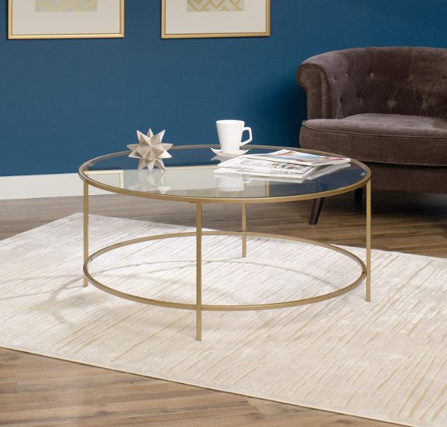 Sauder Int Lux Coffee Table Round