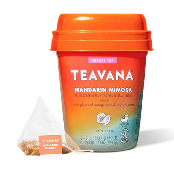 Teavana Mandarin Mimosa Herbal Tea With Orange Peel