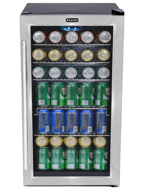 Whynter BR 130 SB Internal Fan Beverage Fridge