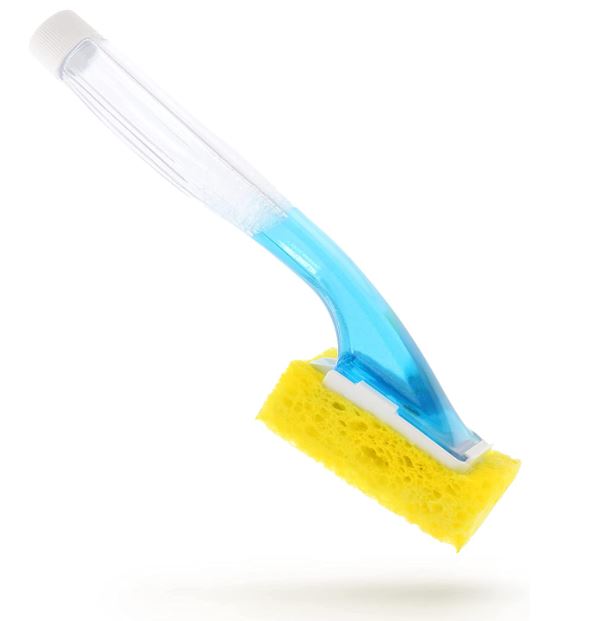 Arrow Dish Sponge With Soap Dispenser and Handle