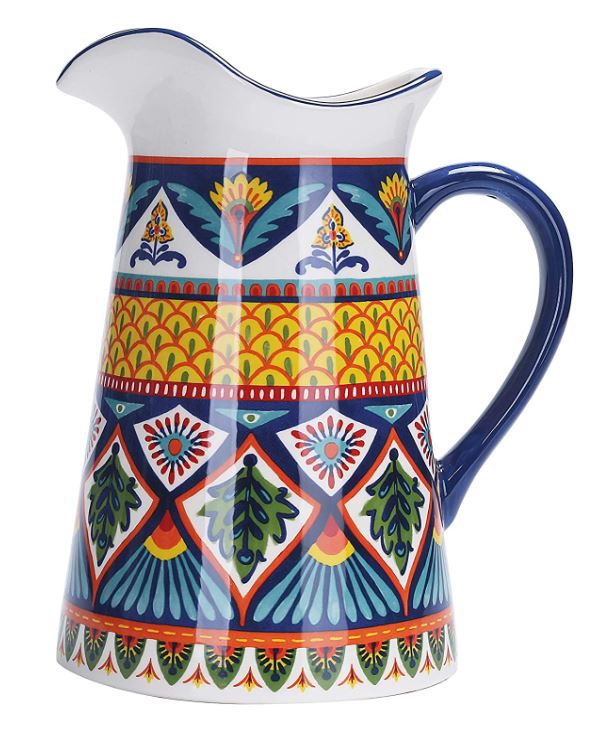 Havana Ceramic Pitcher With Handle
