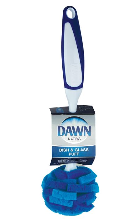 Dawn Ultra Puff Glass and Dish Sponge With Handle