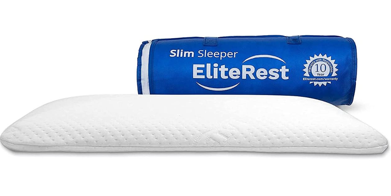Elite Rest Slim Sleeper Medium Firm Ultra Thin Pillow