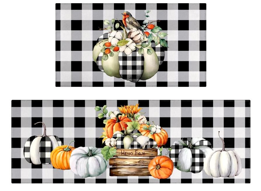 Fall Kitchen Rug Set