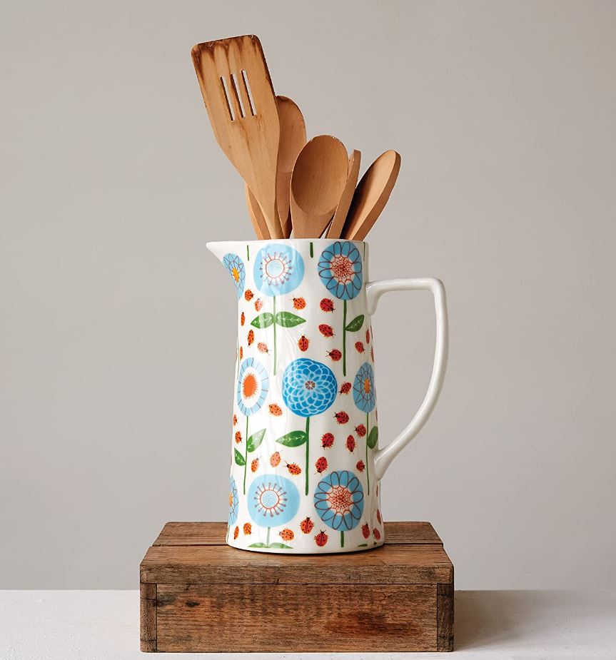 Floral Decorative Pitcher