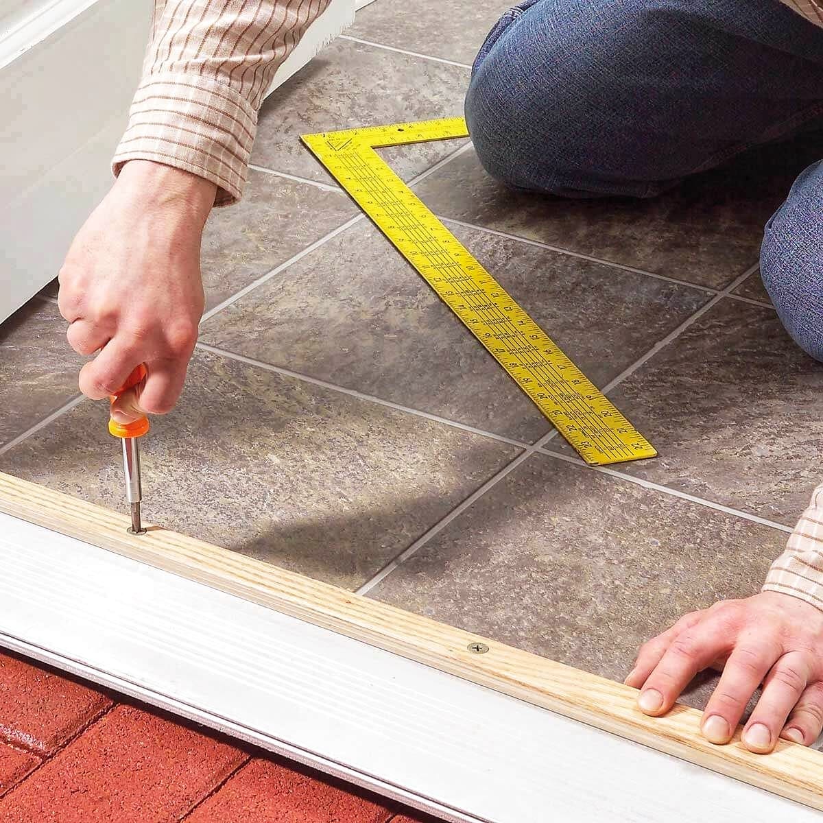 Solved! How to Install a Door Threshold Sill?