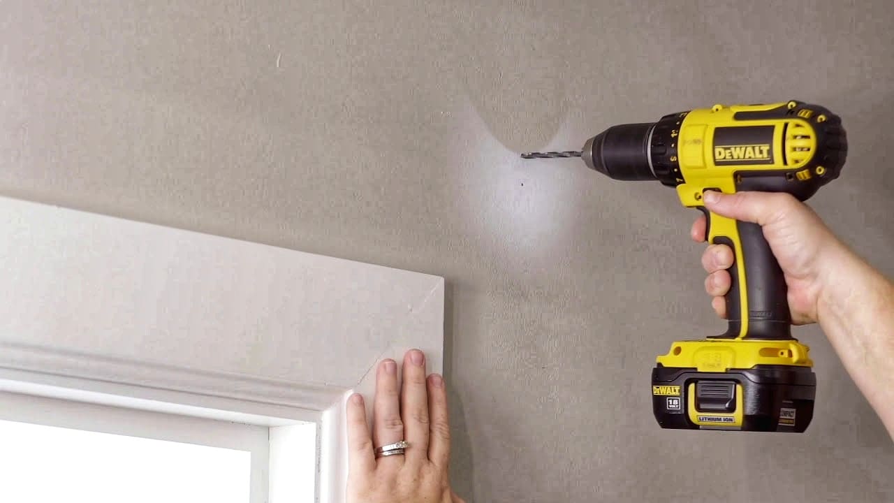 Installing Curtain Brackets