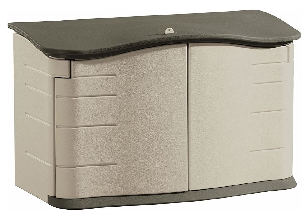 Rubbermaid Small Horizontal Resin Weather Resistant Storage Shed