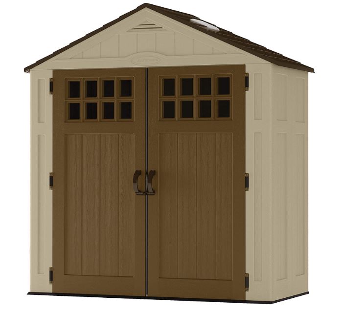 Suncast Vertical Outdoor Storage Garden Shed