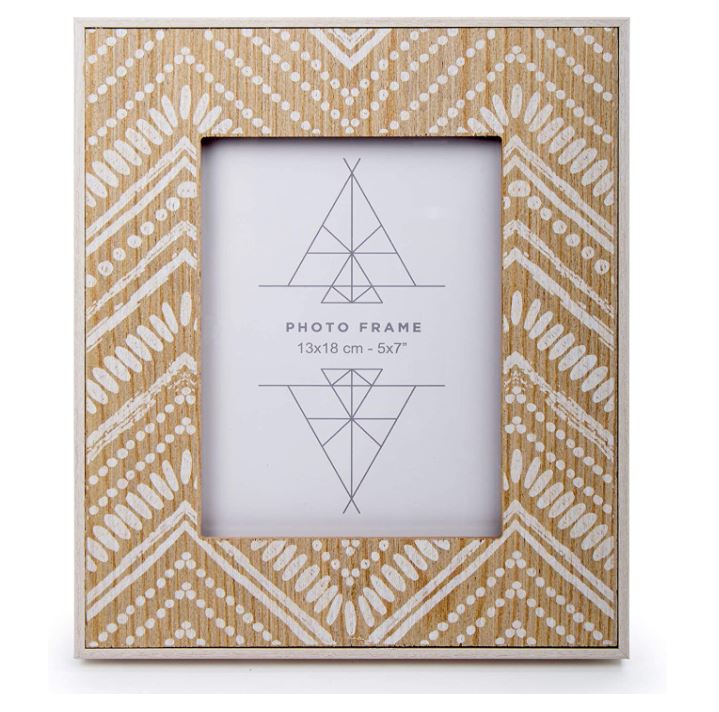 Ivory BoHo Wooden Picture Frame