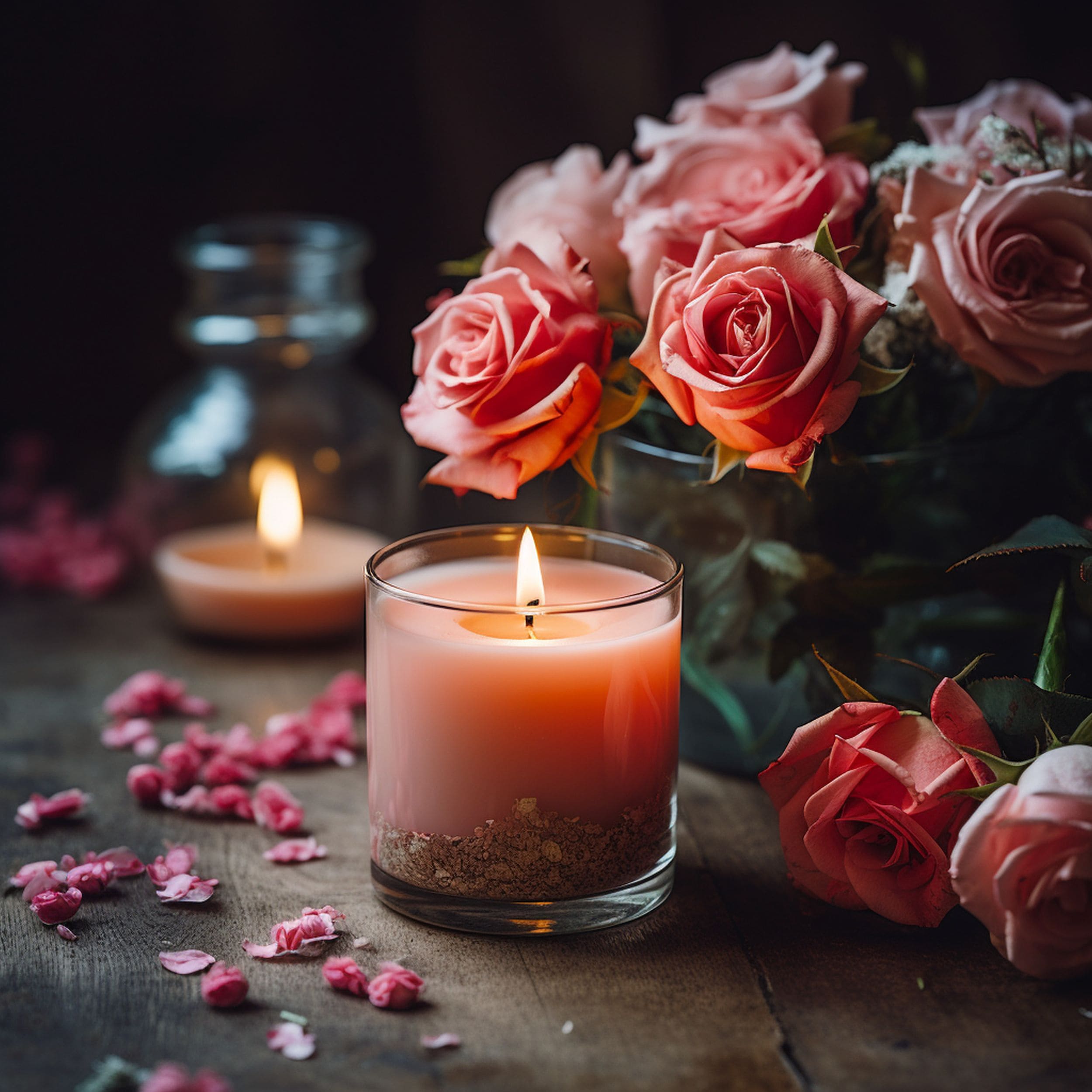 Roses and Scented Candles