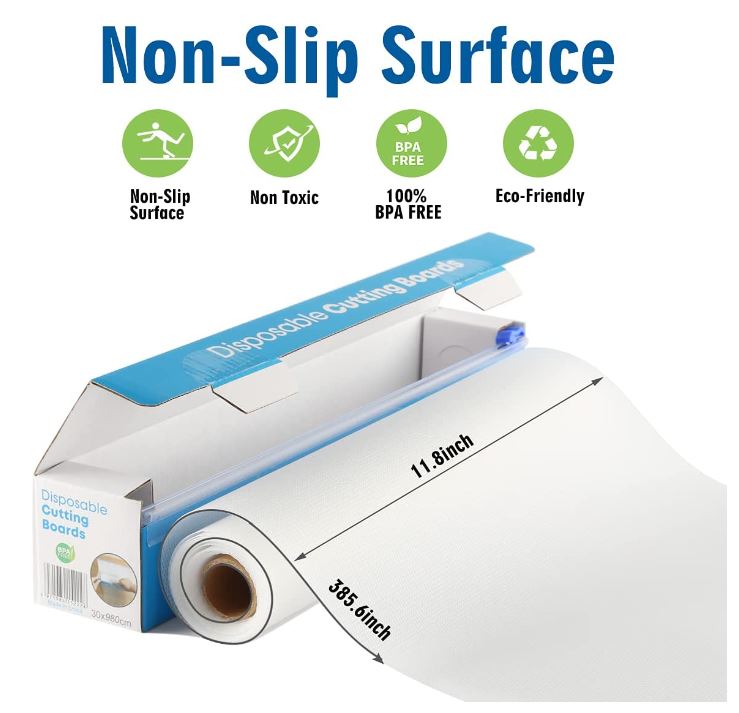 Disposable Cutting Board With Sliding Cutter