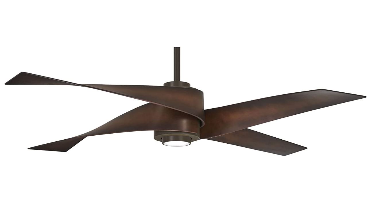 64 Inch Brown Art Deco Ceiling Fan