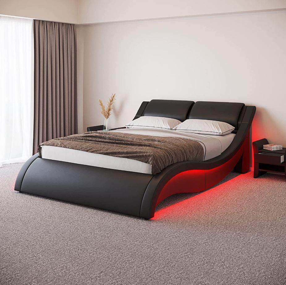 Modern Light Up Bed