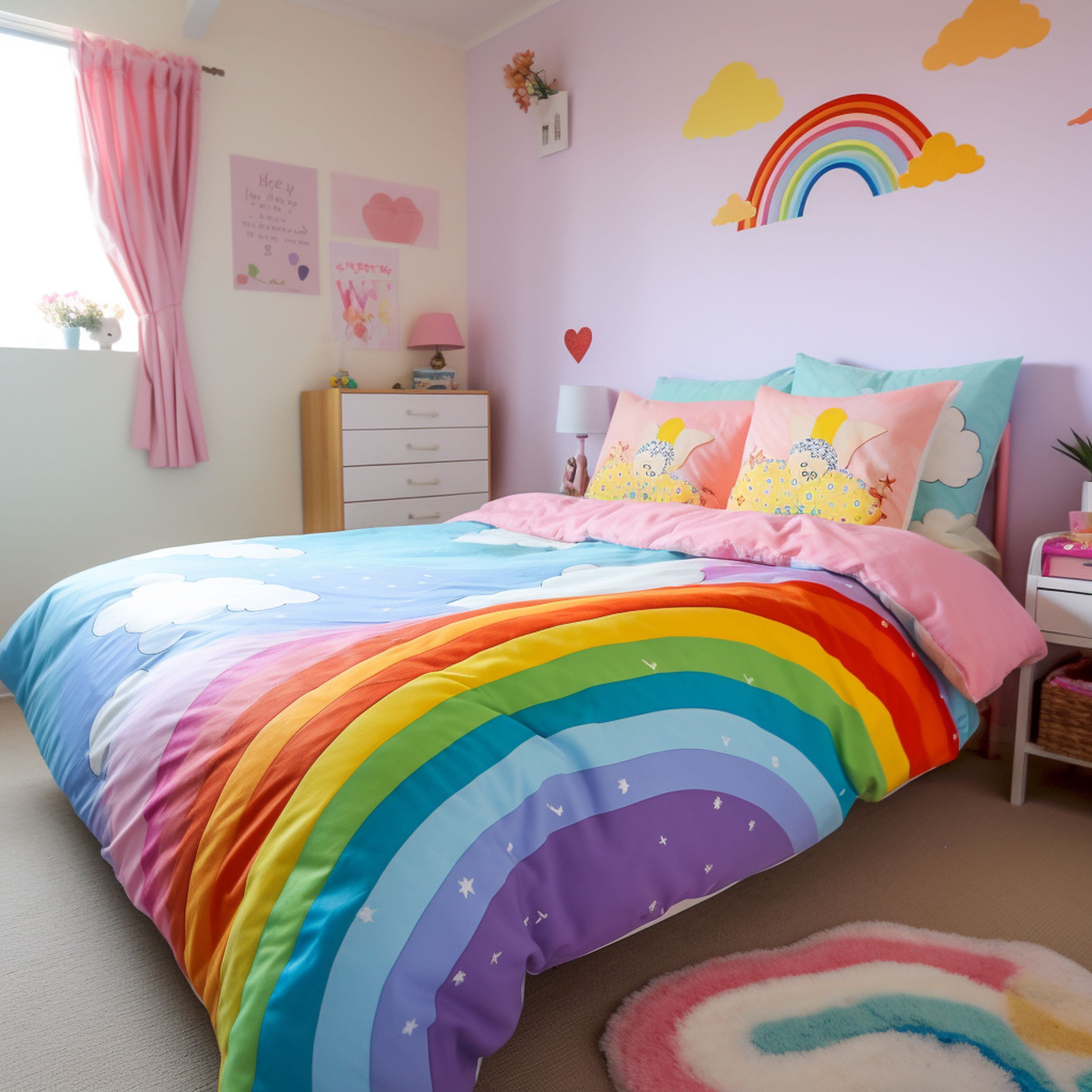 Rainbow Duvet Cover
