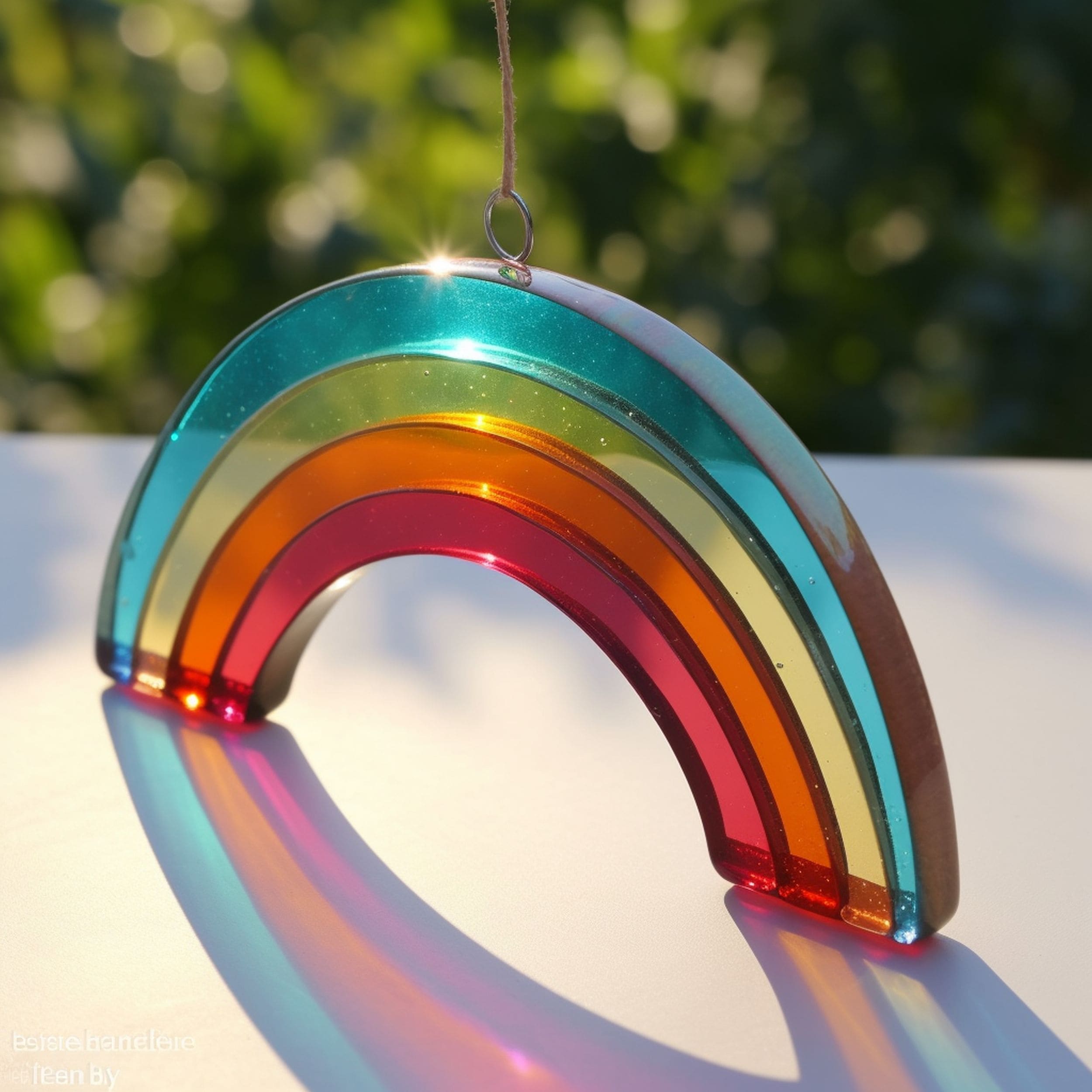 Rainbow Glass Suncatcher