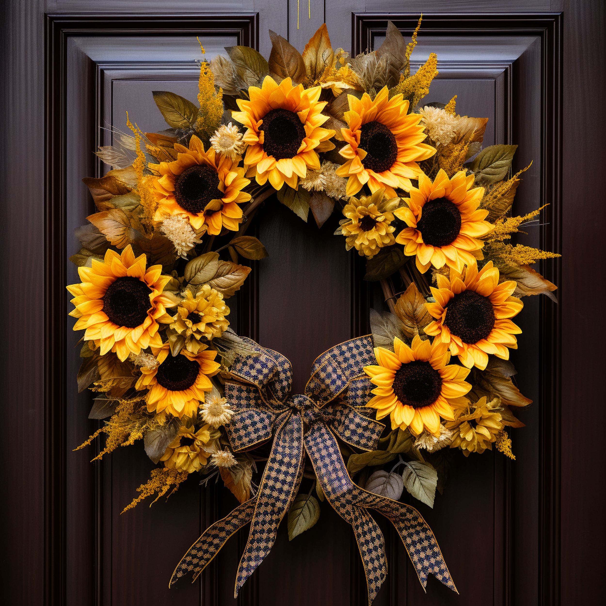 Sunflower Summer Wreath