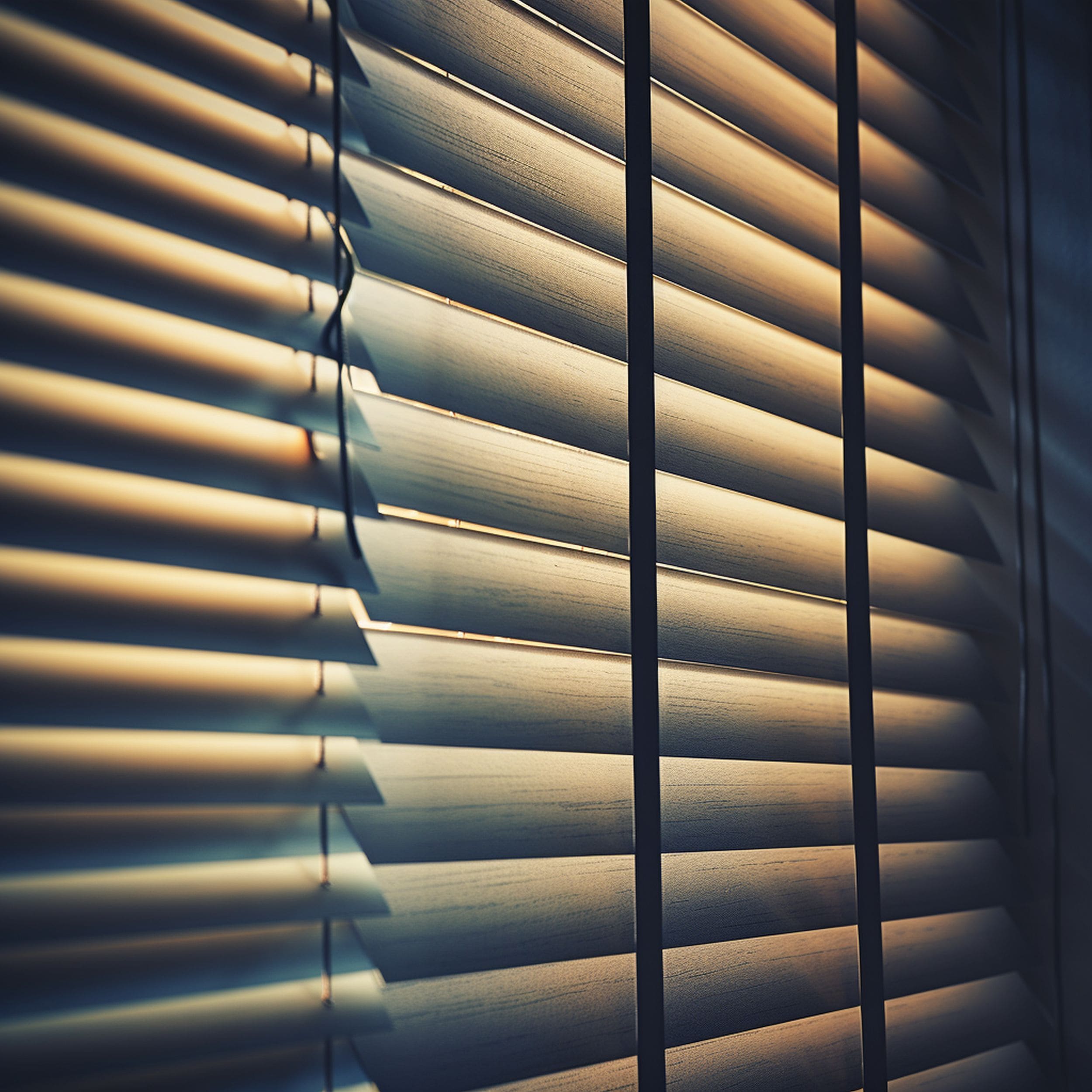 Close Up of Window Blinds