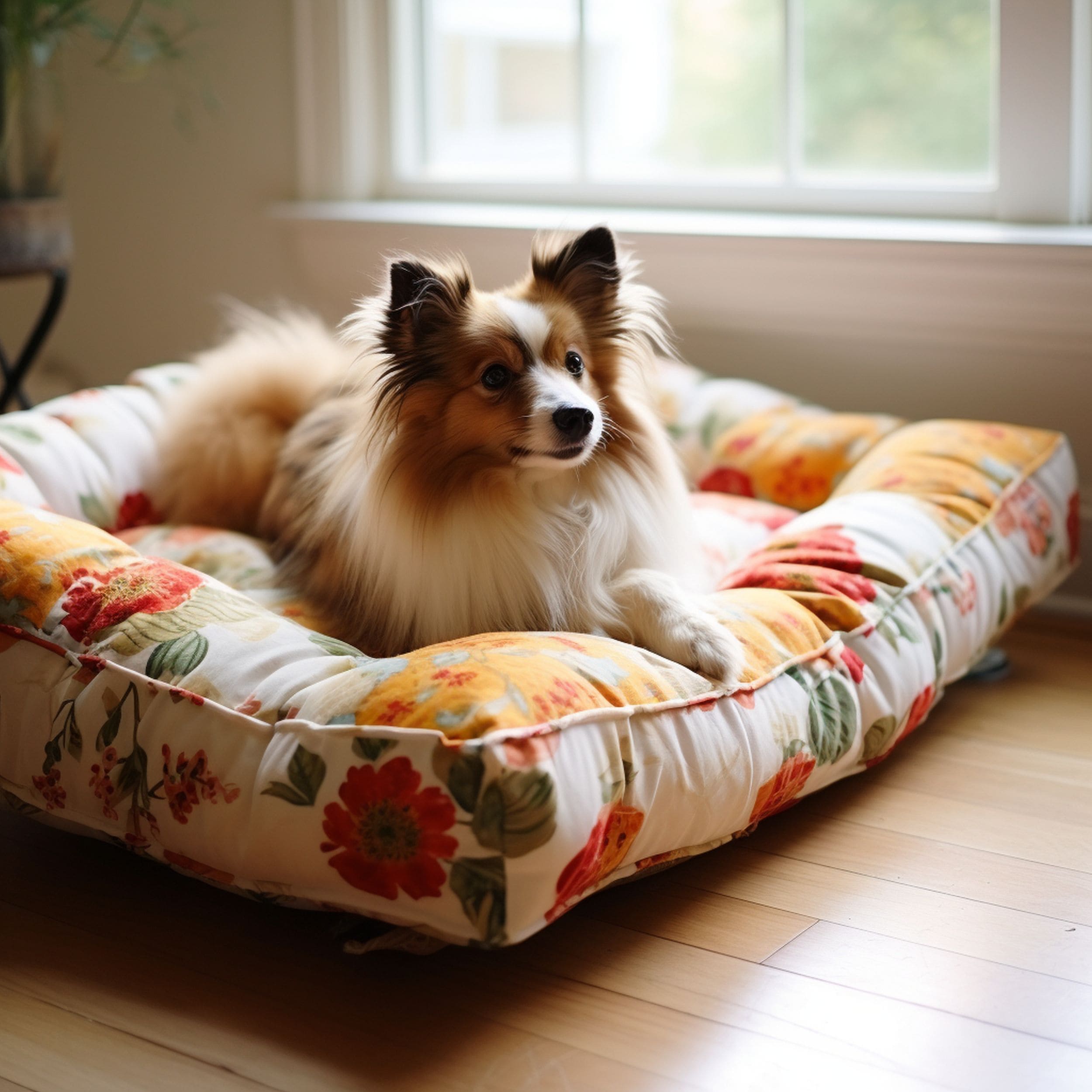 Old Pillow Reused as Pet Bed