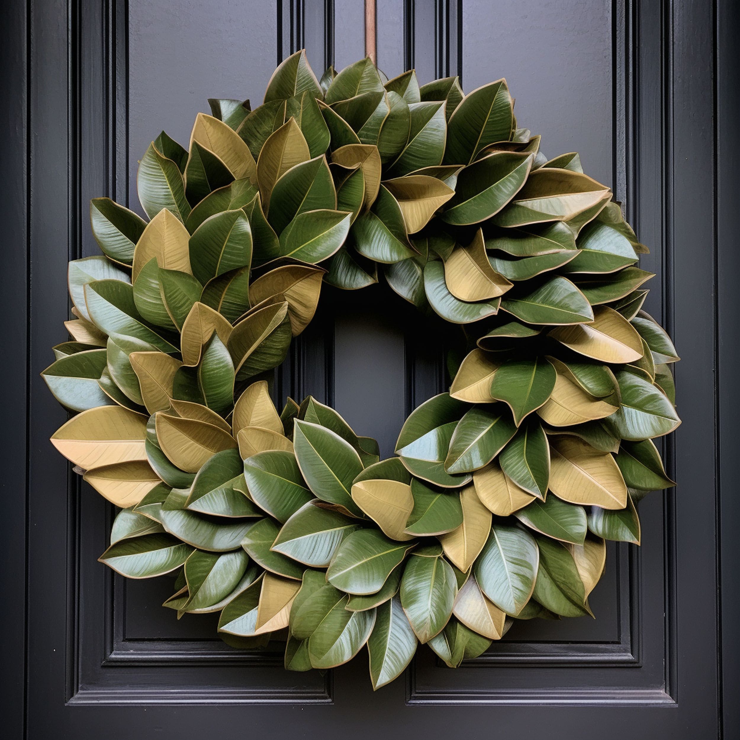 Magnolia Leaves Summer Wreath