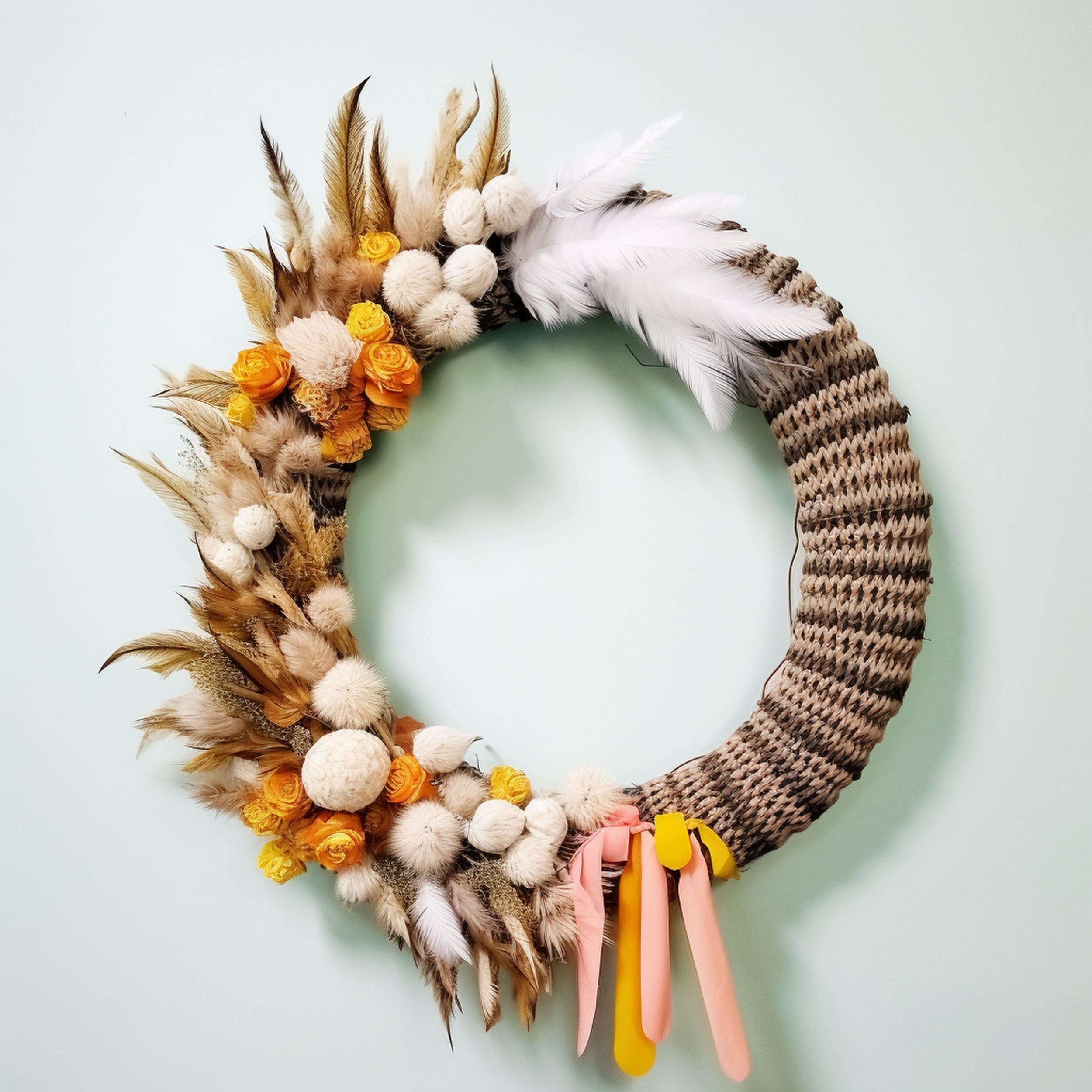 DIY Woven Summer Wreath