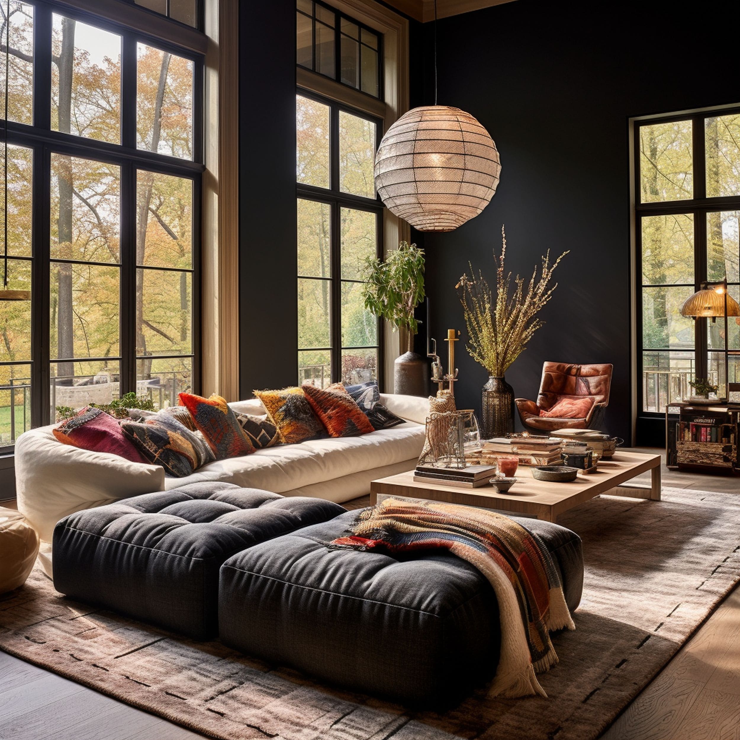 Living Room With Multifunctional Furniture