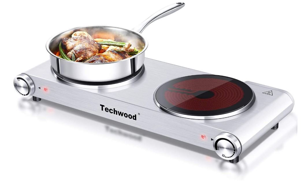 Hot Plate Techwood Electric Dual Hot Plate