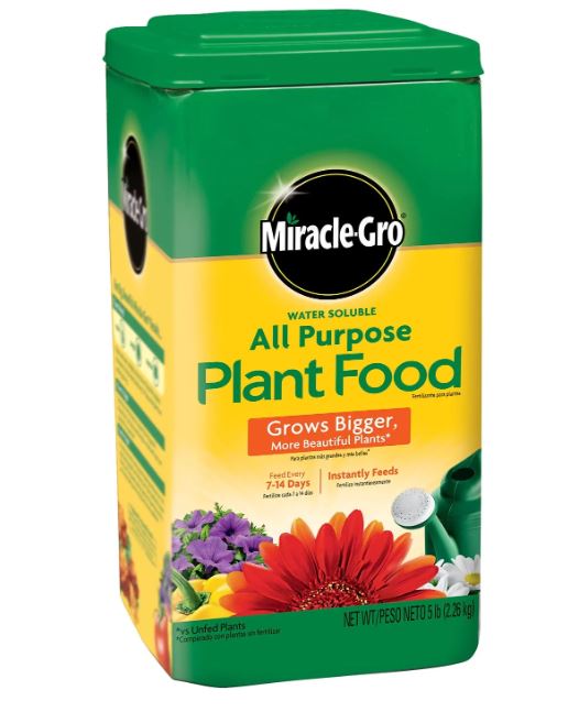 Miracle Gro Water Soluble All Purpose Plant Food