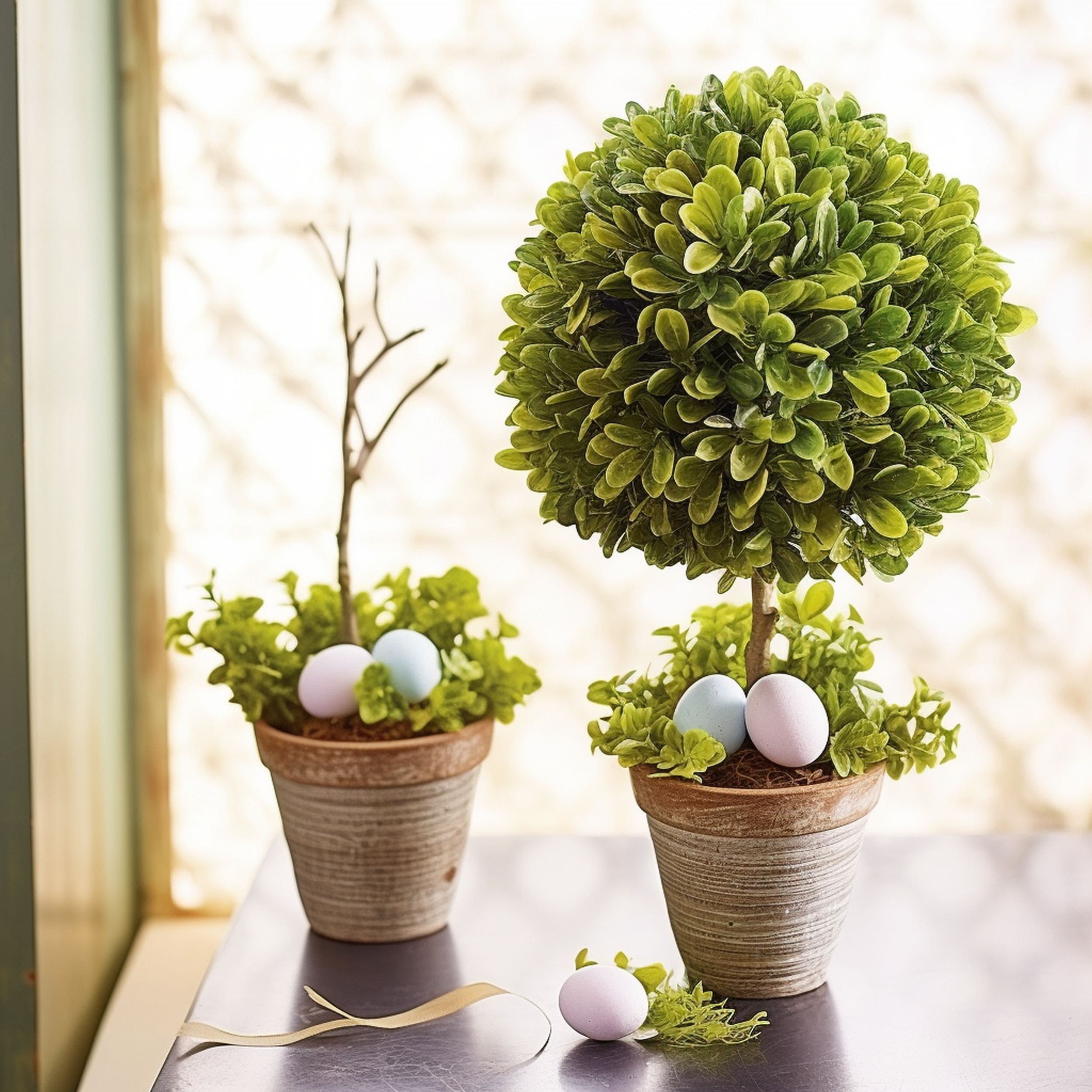 Easter Egg Topiary Decorative Arrangement