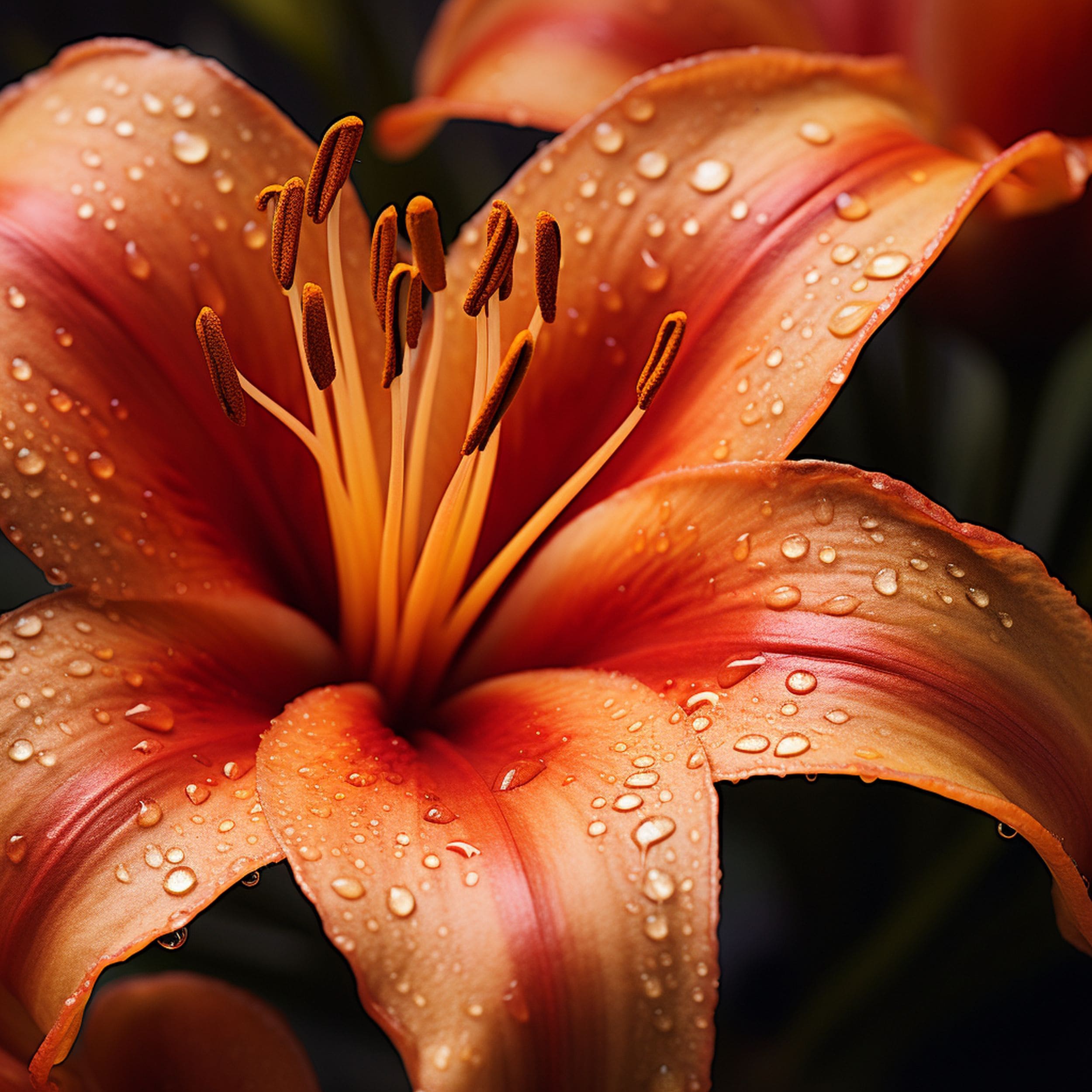 Close up of Daylily Plant