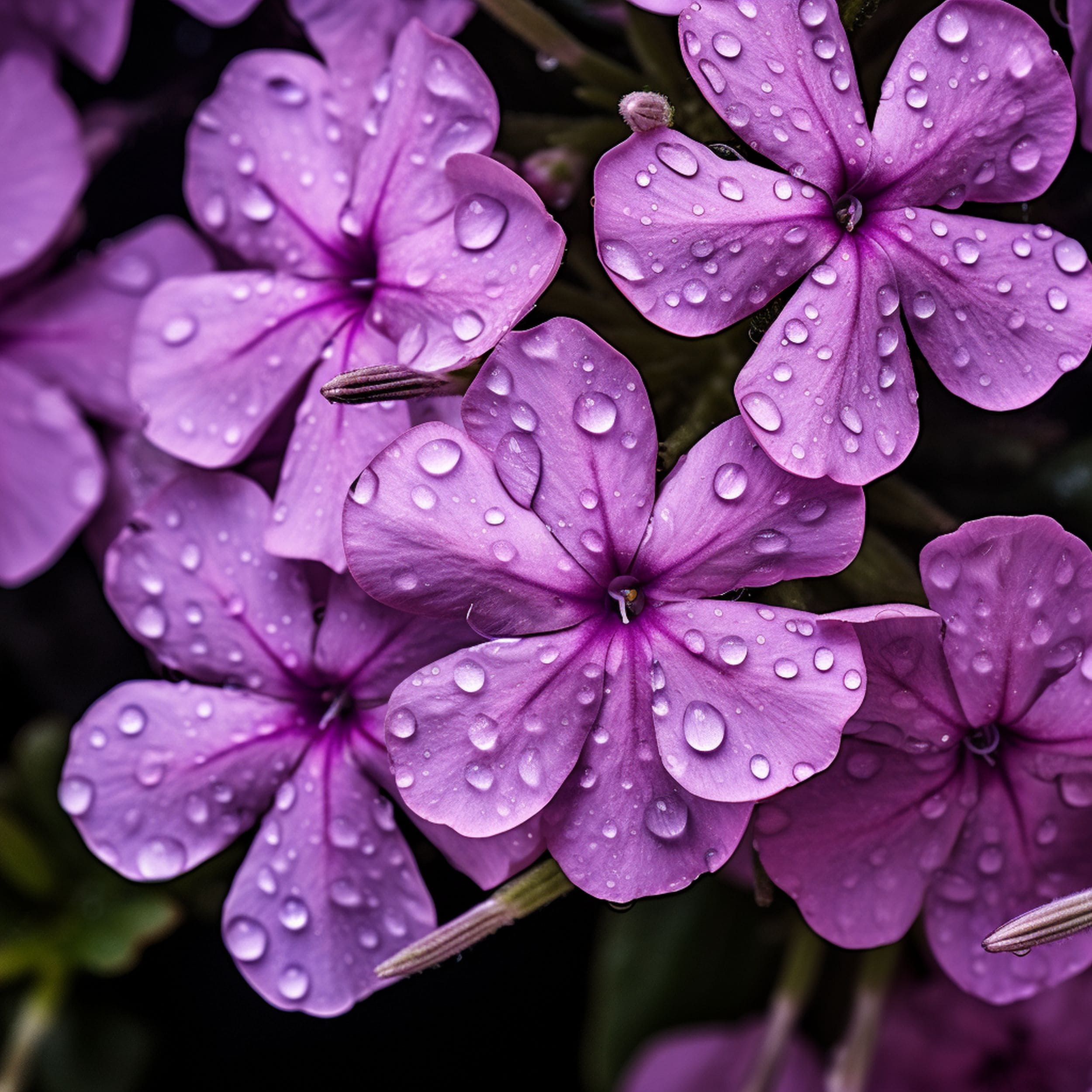Close up of Garden Phlox Plant